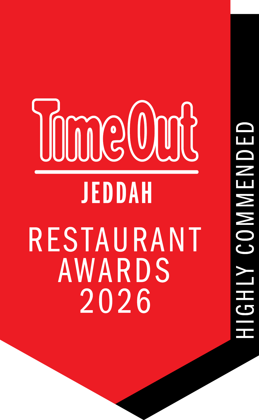Time Out Jeddah Restaurant Awards 2026 – Highly Commended
